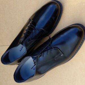 CAPPS Men's Black Leather Oxford Shoes - 14D